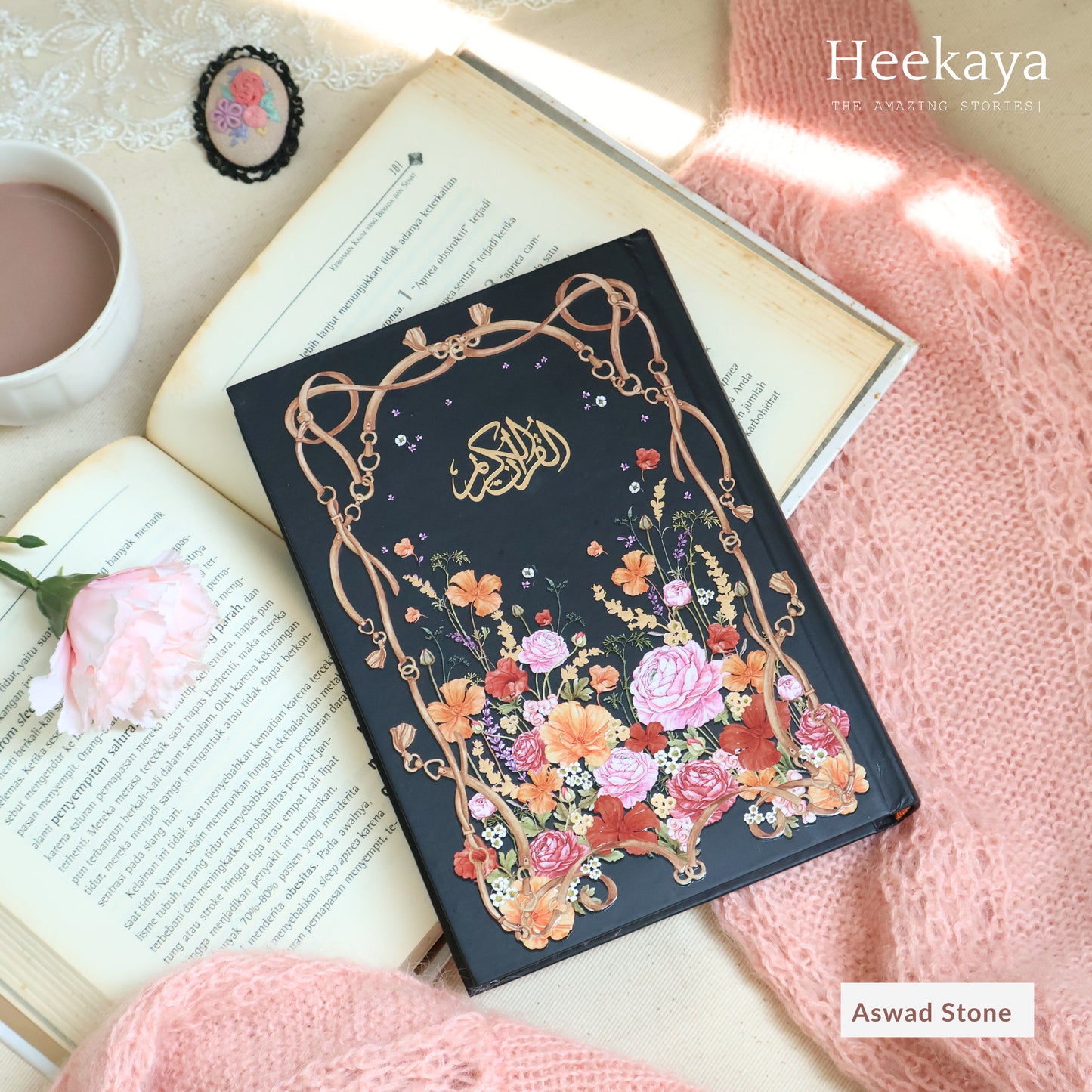 Madinaquran - Alquran Terjemahan QRCode Heekaya Hardcover Aesthetic