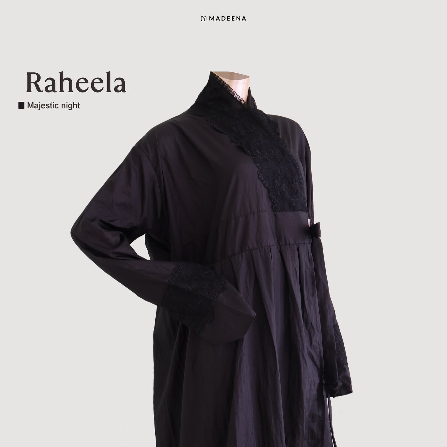 Madeena - Mukena Travel Terusan Abaya Raheela
