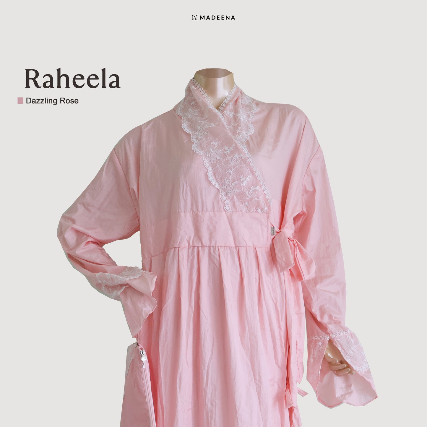 Madeena - Mukena Travel Terusan Abaya Raheela