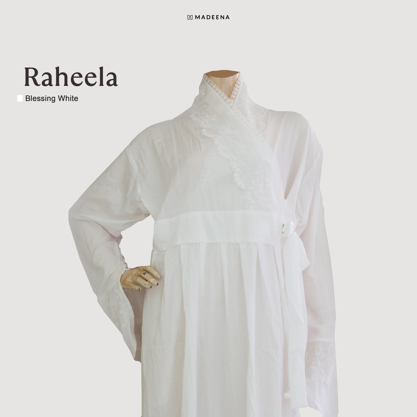 Madeena - Mukena Travel Terusan Abaya Raheela
