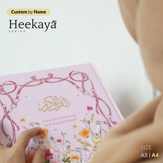 Alquran Custom Nama (Bisa Tulis Nama di Cover) Heekaya Hard Cover by Madina Quran