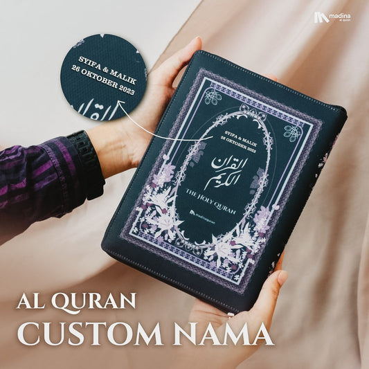 Zhafira Signature HARD COVER Custom Nama